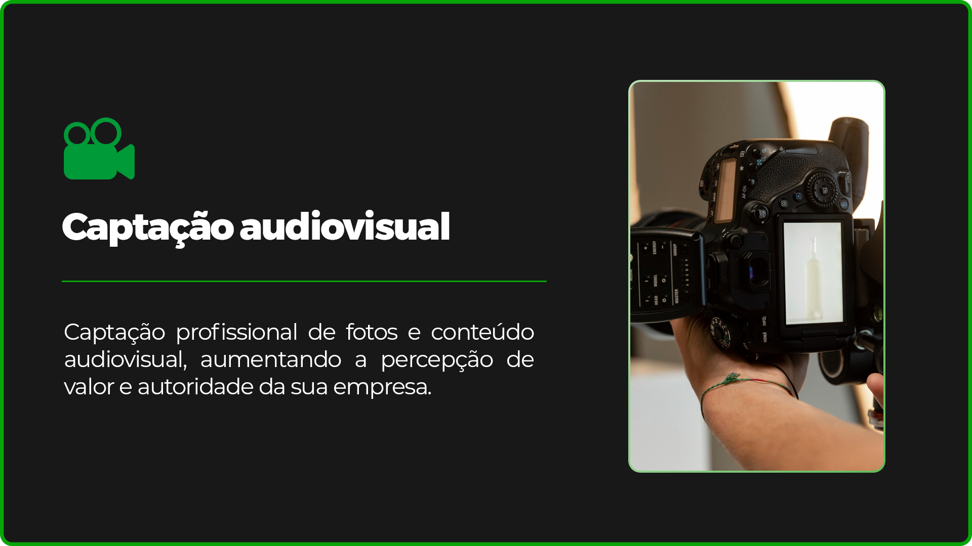 Captação audiovisual